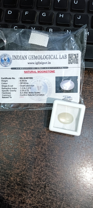 Moon Stone (white/Blue)