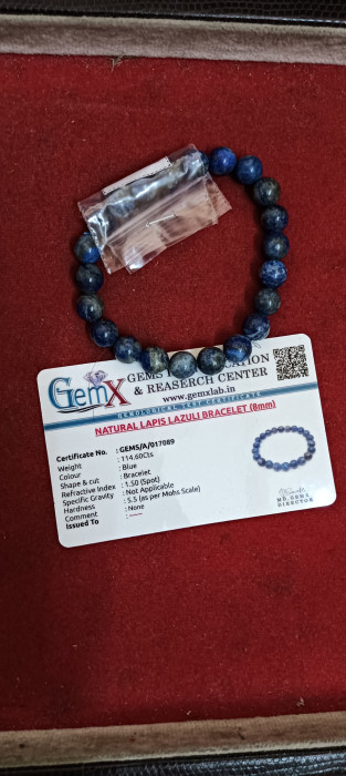 lapis lazuli bracelet