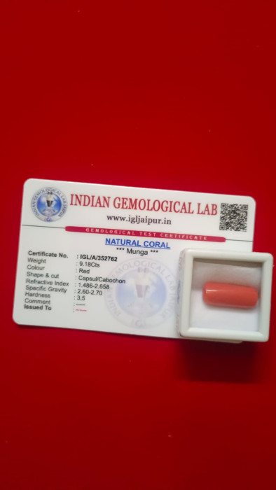 Red Coral Gemstone (Red Coral Stone Price)