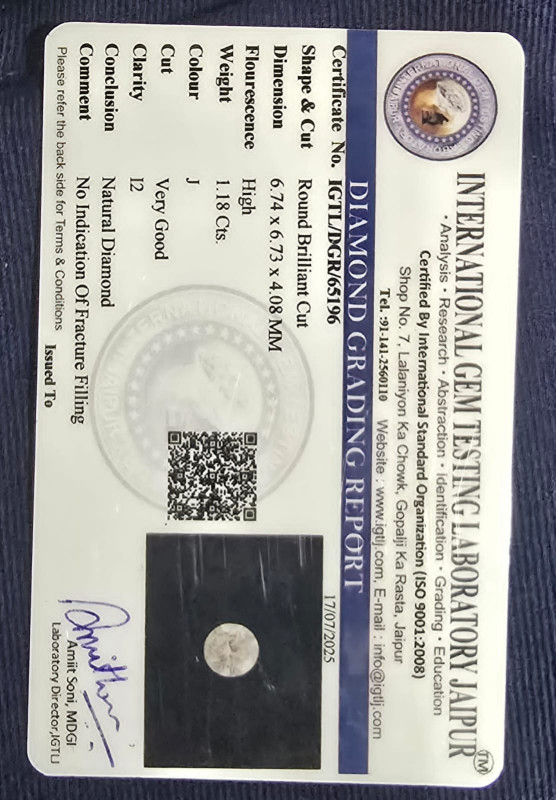 Natural Loose Diamond  (Heera)